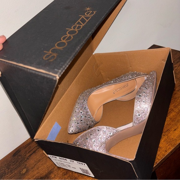 Shoe Dazzle rhinestone High heel pumps - Picture 9 of 12